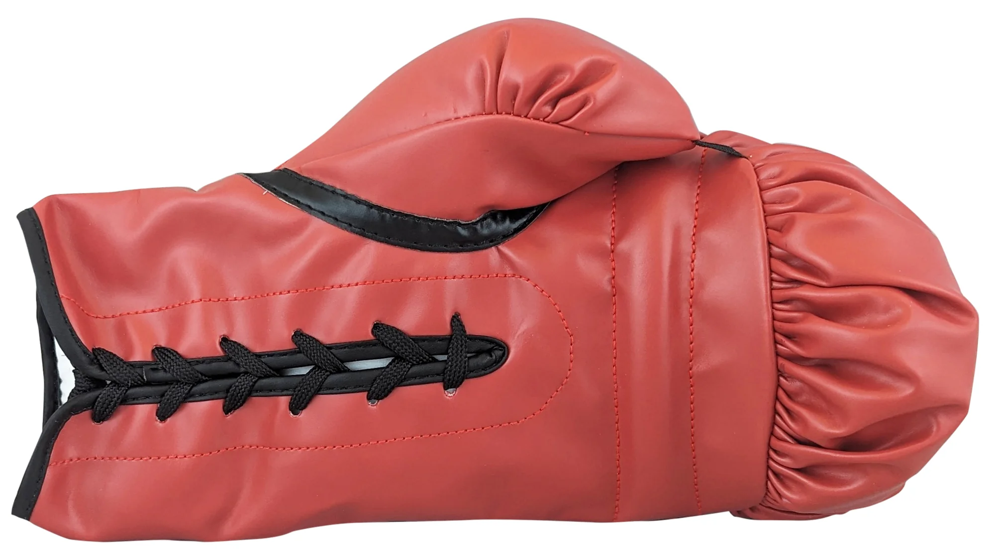 Tommy Hearns Authentic Signed Red Left Hand Everlast Boxing Glove BAS Witnessed - Image 3