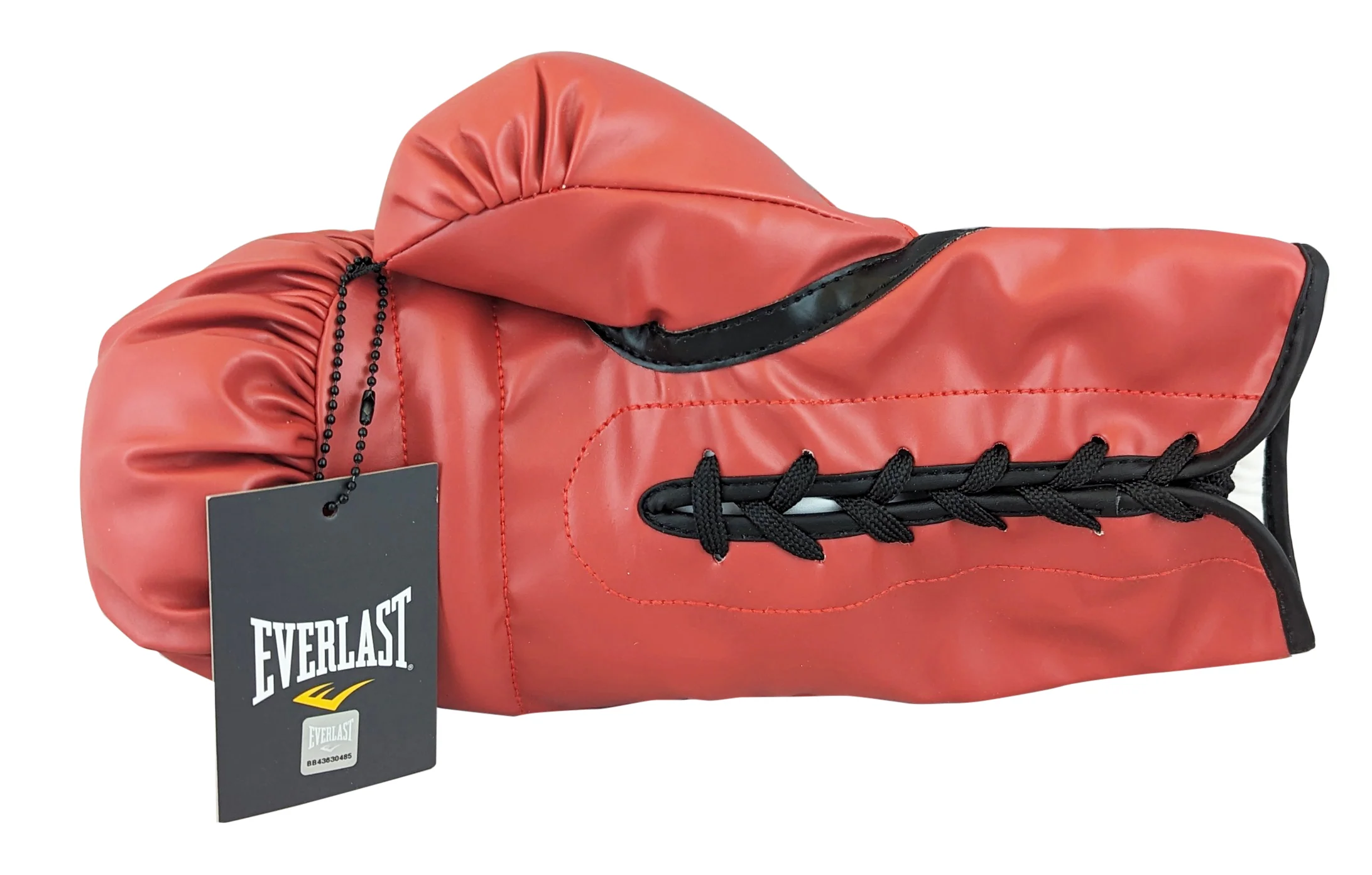 Tommy Hearns Authentic Signed Red Right Hand Everlast Glove W/ Case BAS Witness - Image 4