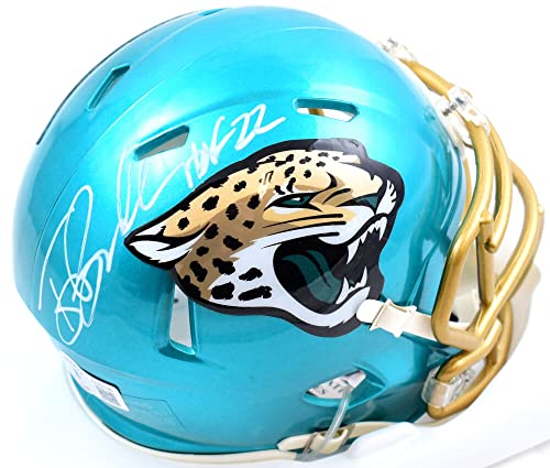 Tony Boselli Autographed Jaguars Flash Speed Mini Helmet w/HOF-Beckett W Holo - Image 6