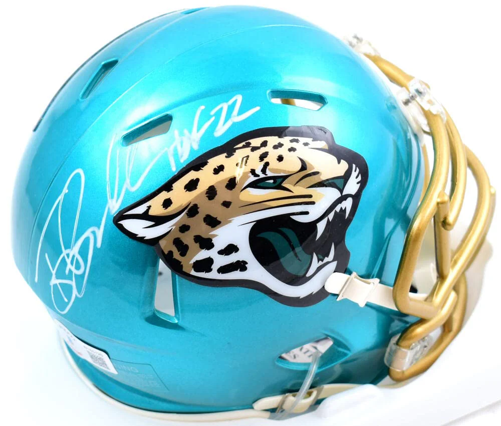 Tony Boselli Autographed Jaguars Flash Speed Mini Helmet w/HOF-Beckett W Holo - Image 7