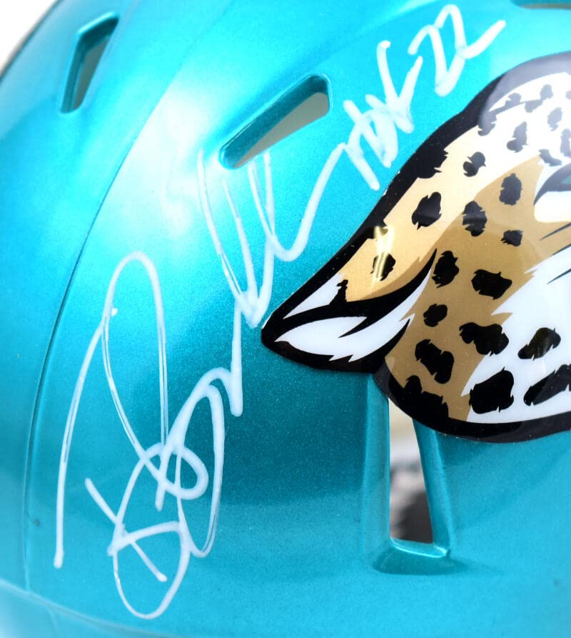 Tony Boselli Autographed Jaguars Flash Speed Mini Helmet w/HOF-Beckett W Holo - Image 8
