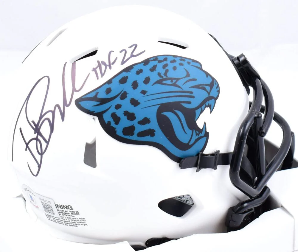 Tony Boselli Autographed Jaguars Lunar Speed Mini Helmet w/HOF-Beckett W Holo - Image 7