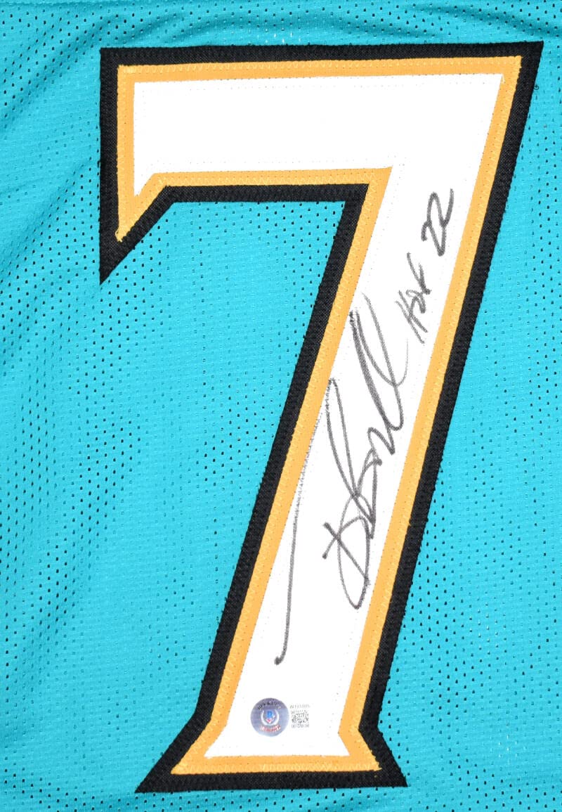 Tony Boselli Autographed Teal Pro Style Jersey w/ HOF - Beckett W Hologram - Image 8