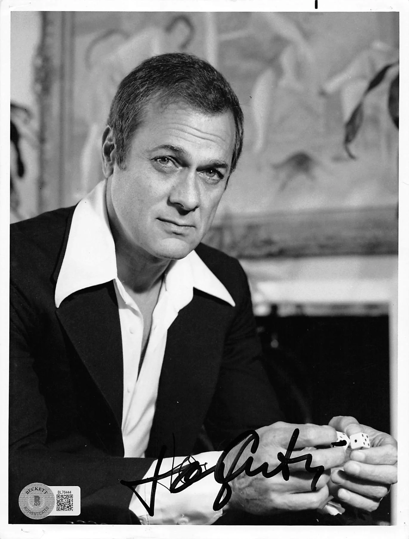 Tony Curtis 40 Pounds of Trouble Authentic Signed 6.75x9 Photo BAS #BL76444 - Image 2