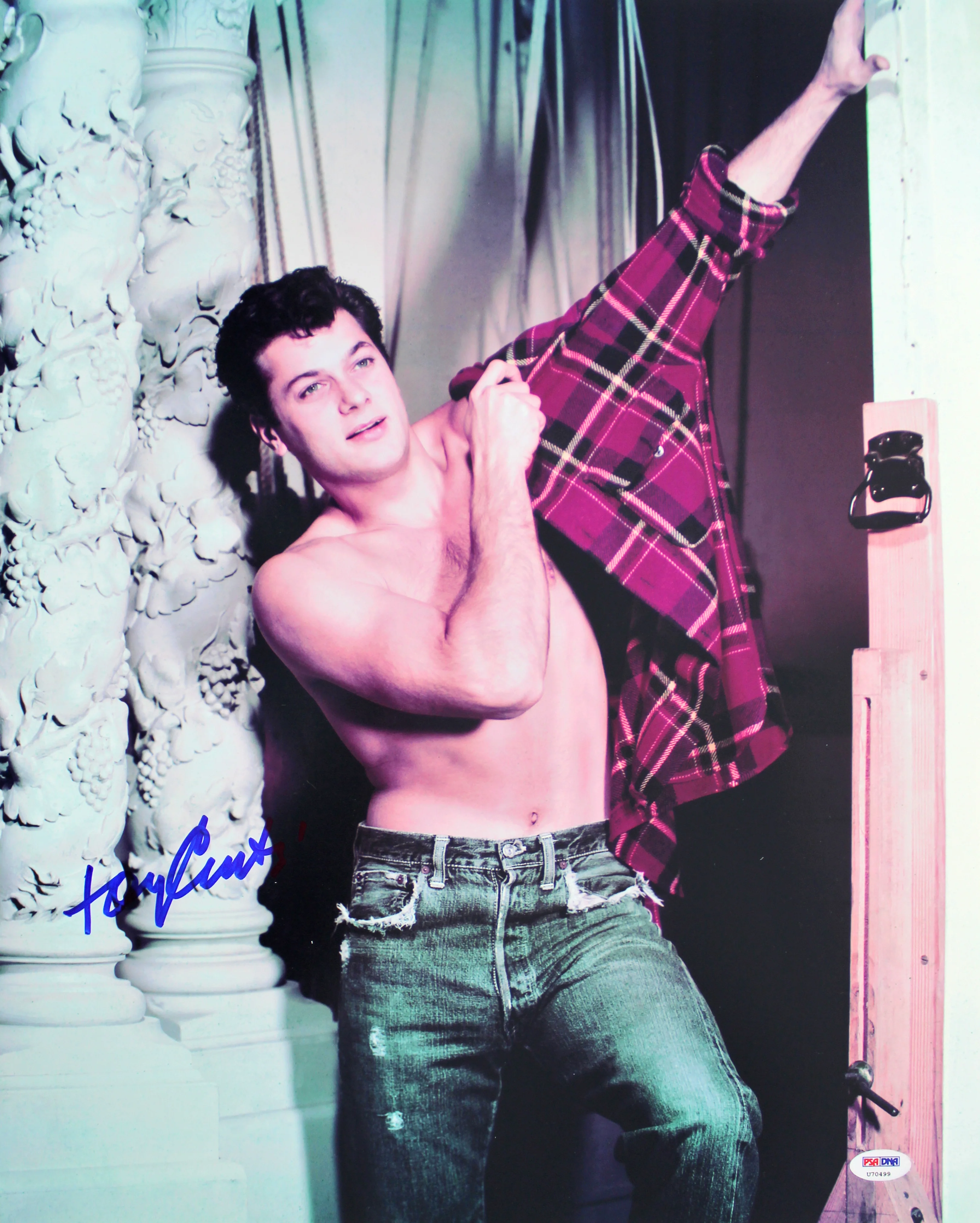 Tony Curtis Authentic Signed 16x20 Photo Autographed PSA/DNA #U70499 - Image 2