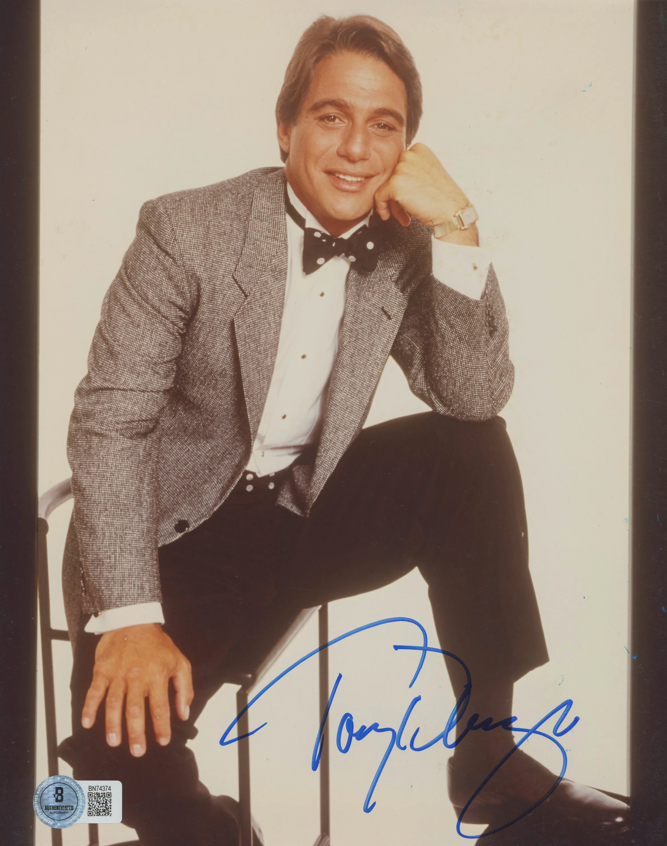 Tony Danza Who's the Boss? Authentic Signed 8x10 Photo Autographed BAS #BN74374 - Image 2