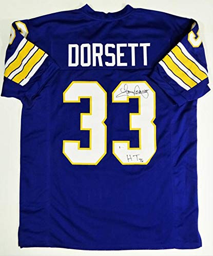 Tony Dorsett Signed Blue College Style Jersey w/ Insc - Beckett W Auth *R3 - Image 4