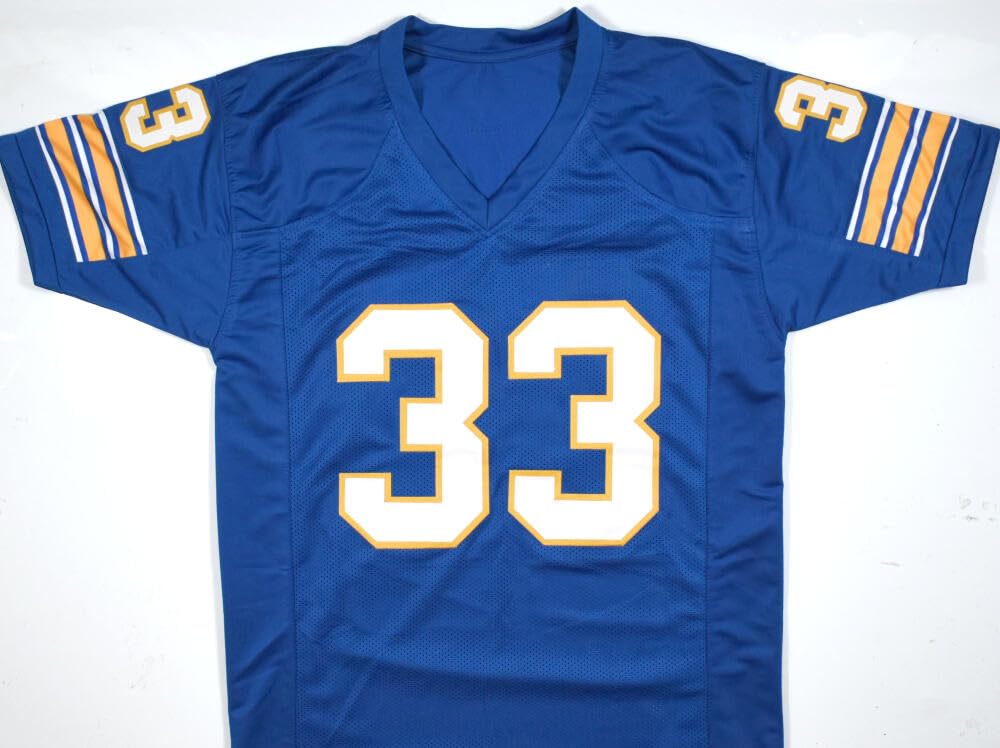 Tony Dorsett Autographed Blue College Style Jersey w/ Heisman - Beckett W Holo - Image 7