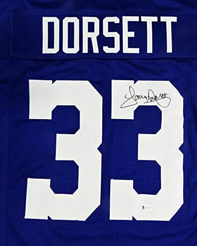 Tony Dorsett Autographed Blue Pro Style Jersey - Beckett W Auth *R3 - Image 6