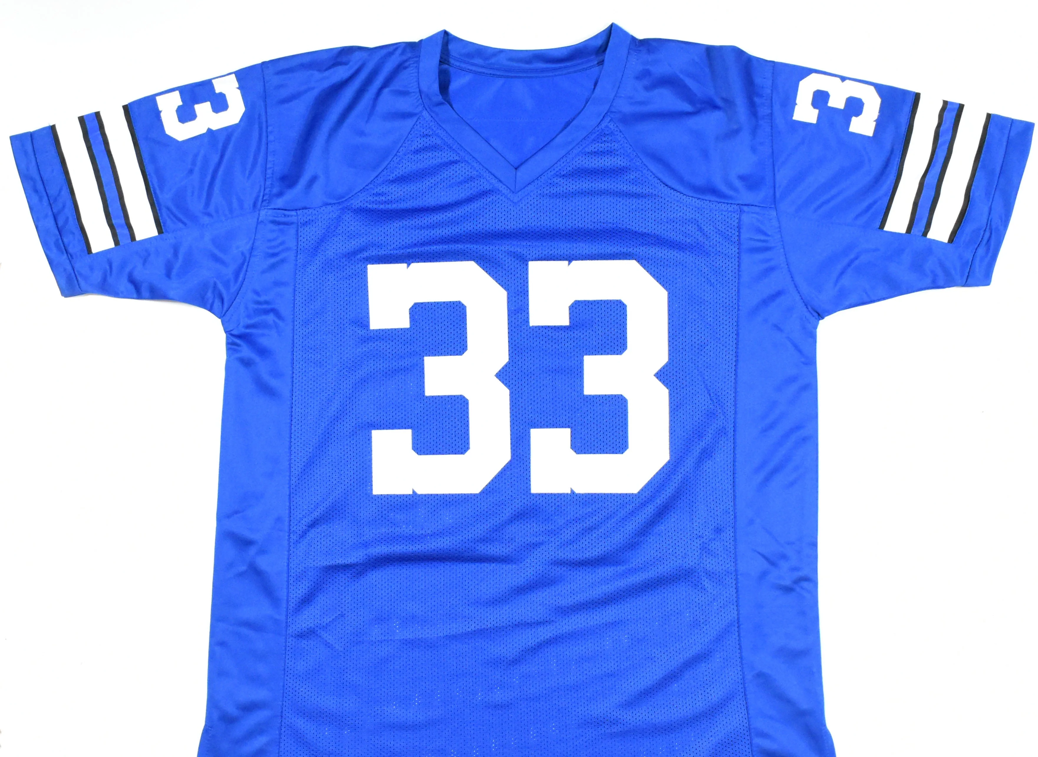 Tony Dorsett Autographed Blue Pro Style Jersey-Beckett W Hologram *Black - Image 3