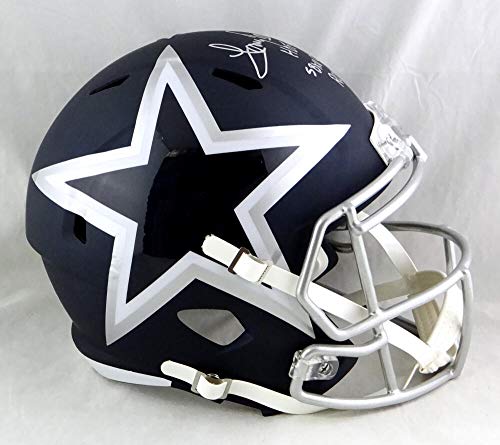 Tony Dorsett Signed Dallas Cowboys F/S AMP Helmet w/ 3 Insc - Beckett W Auth - Image 3