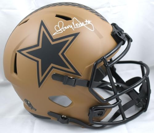 Tony Dorsett Signed Cowboys F/S STS Speed Helmet - Beckett W Holo - Image 6