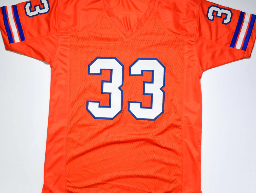 Tony Dorsett Autographed Orange Pro Style Jersey- Beckett W Hologram *Black - Image 3