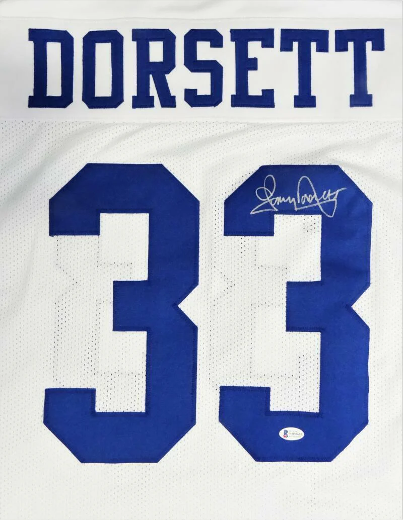 Tony Dorsett Autographed White Pro Style Jersey - Beckett W Auth *R3 - Image 2