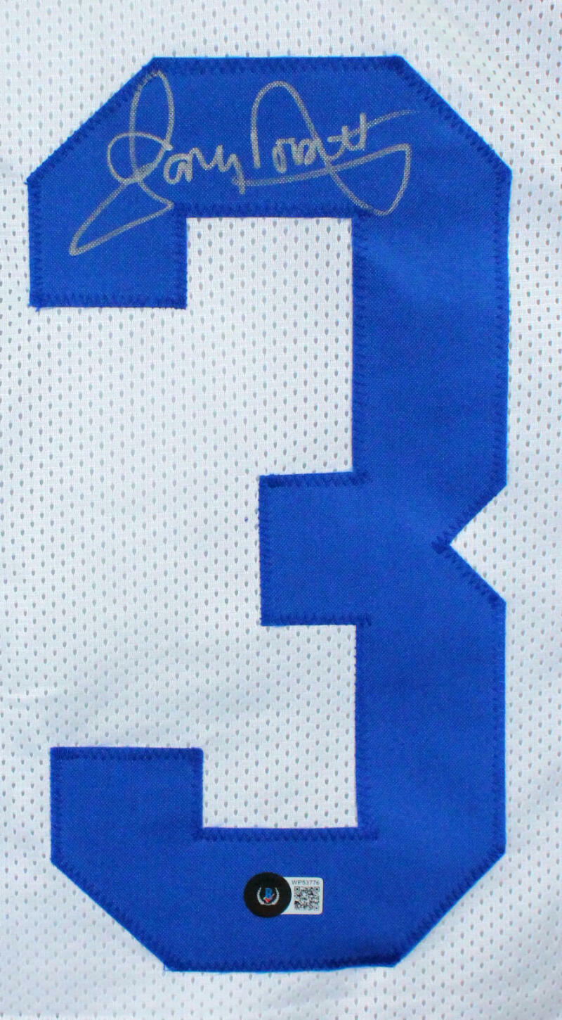 Tony Dorsett Autographed White Pro Style STAT Jersey- Beckett W Hologram Auth *R - Image 2