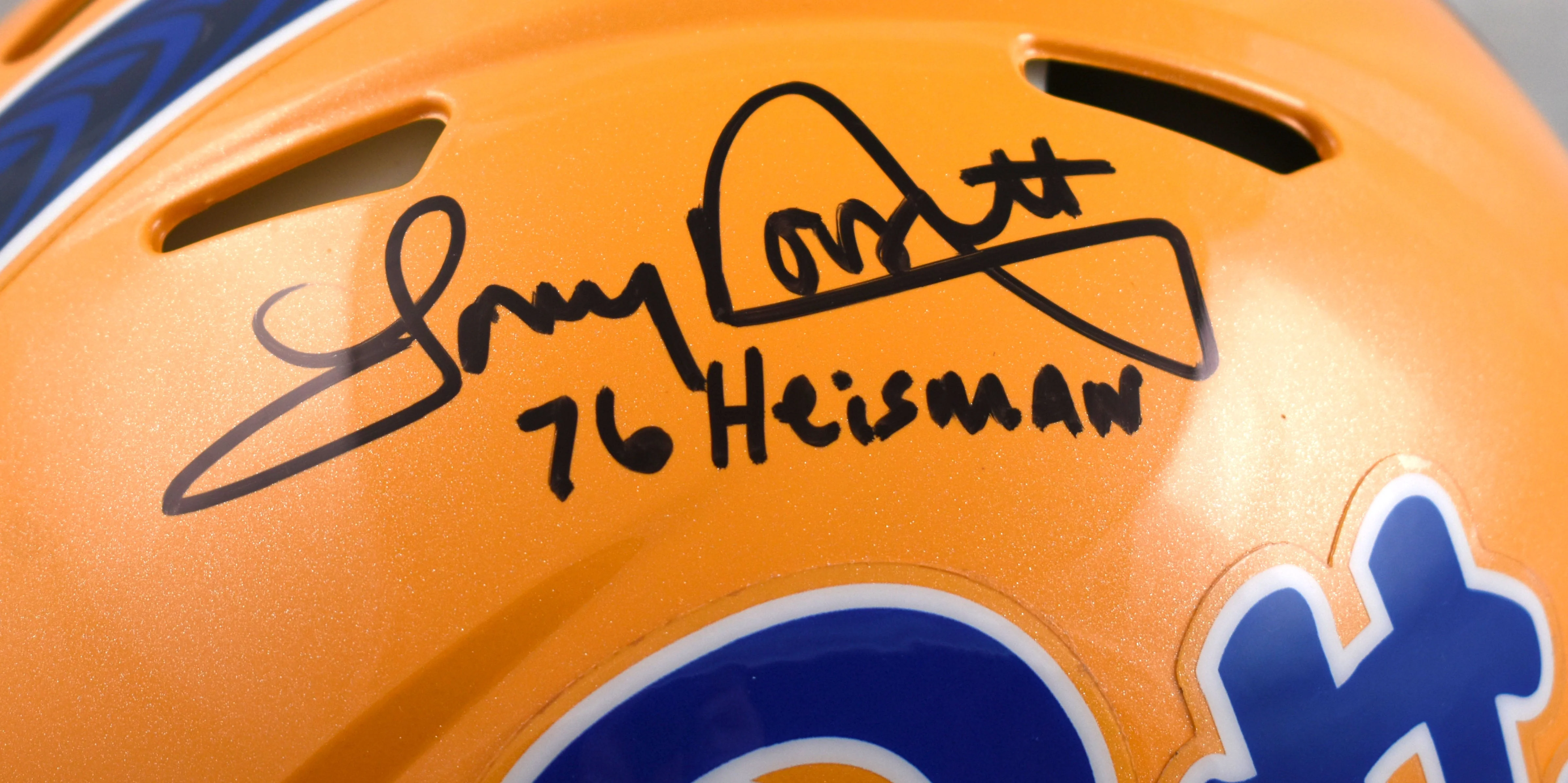 Tony Dorsett Signed Pittsburgh F/S Speed Authentic Helmet- Beckett W Hologram - Image 2