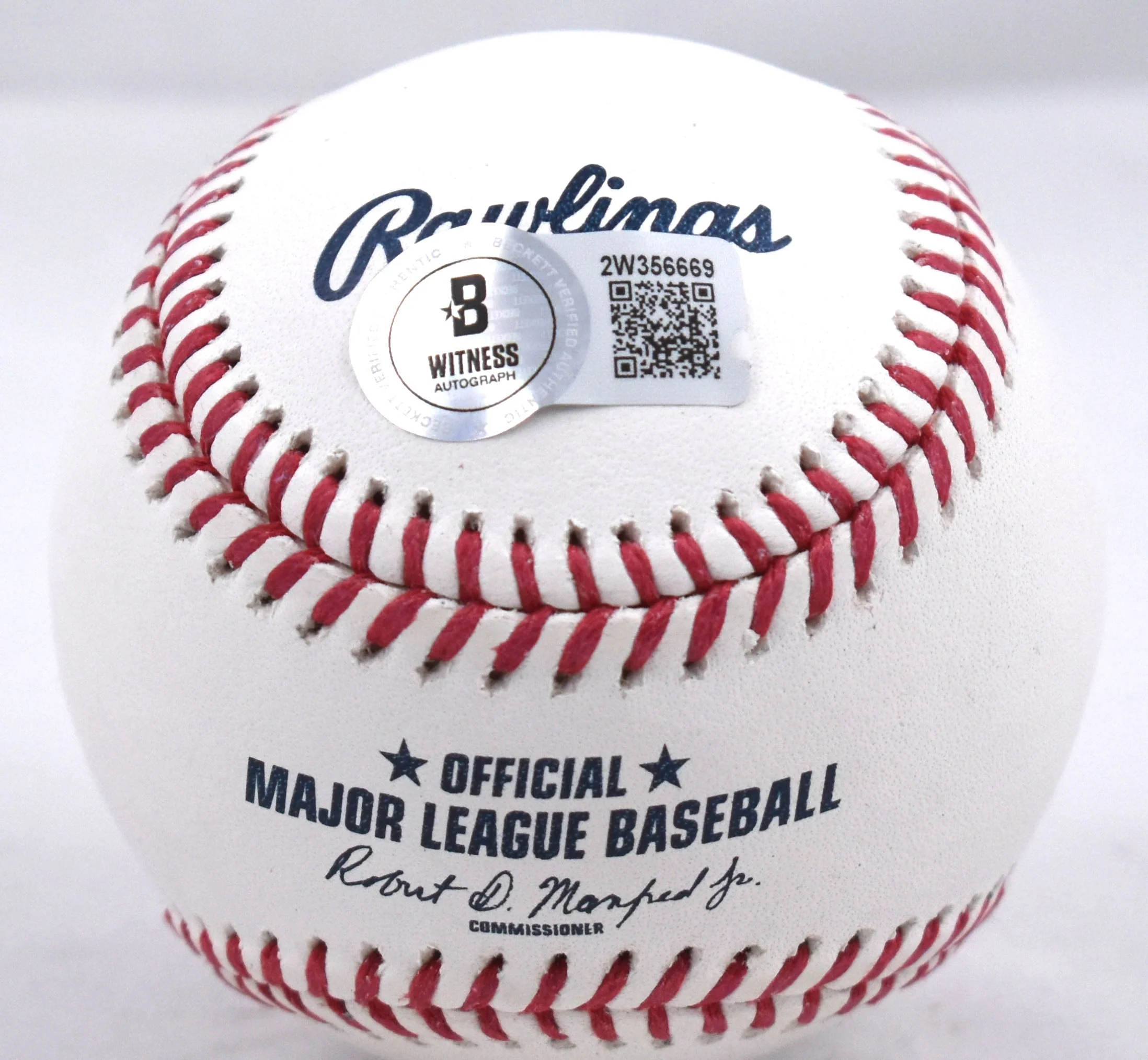 Tony Perez Autographed Rawlings OML Baseball - Beckett W Hologram *Blue - Image 3