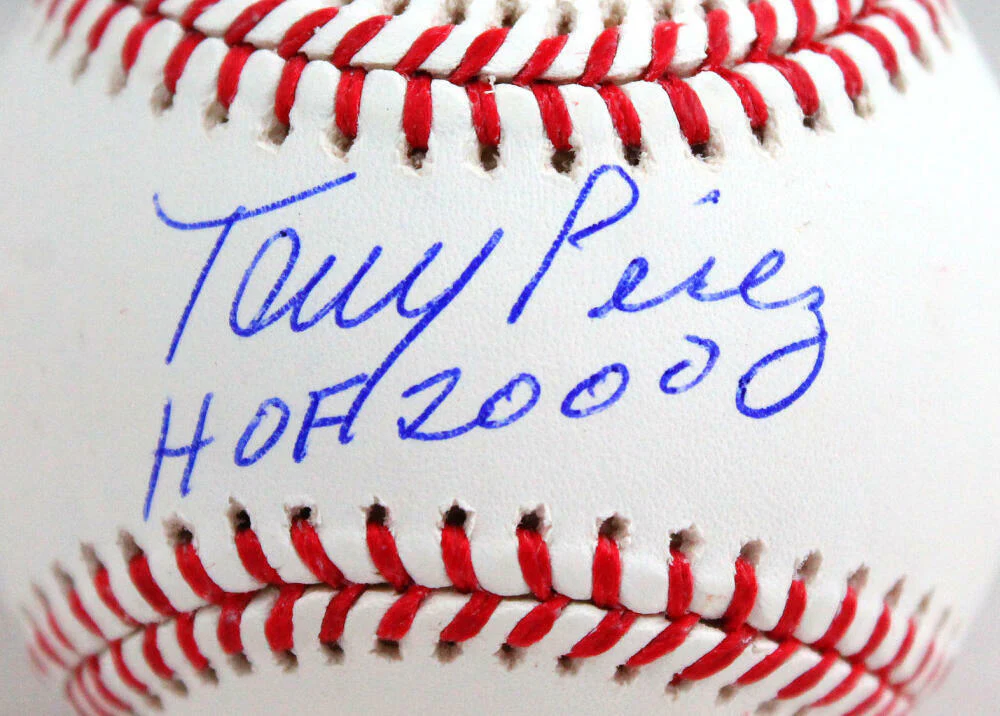 Tony Perez Autographed Rawlings OML Baseball w/3 Insc.-Beckett W Hologram - Image 2