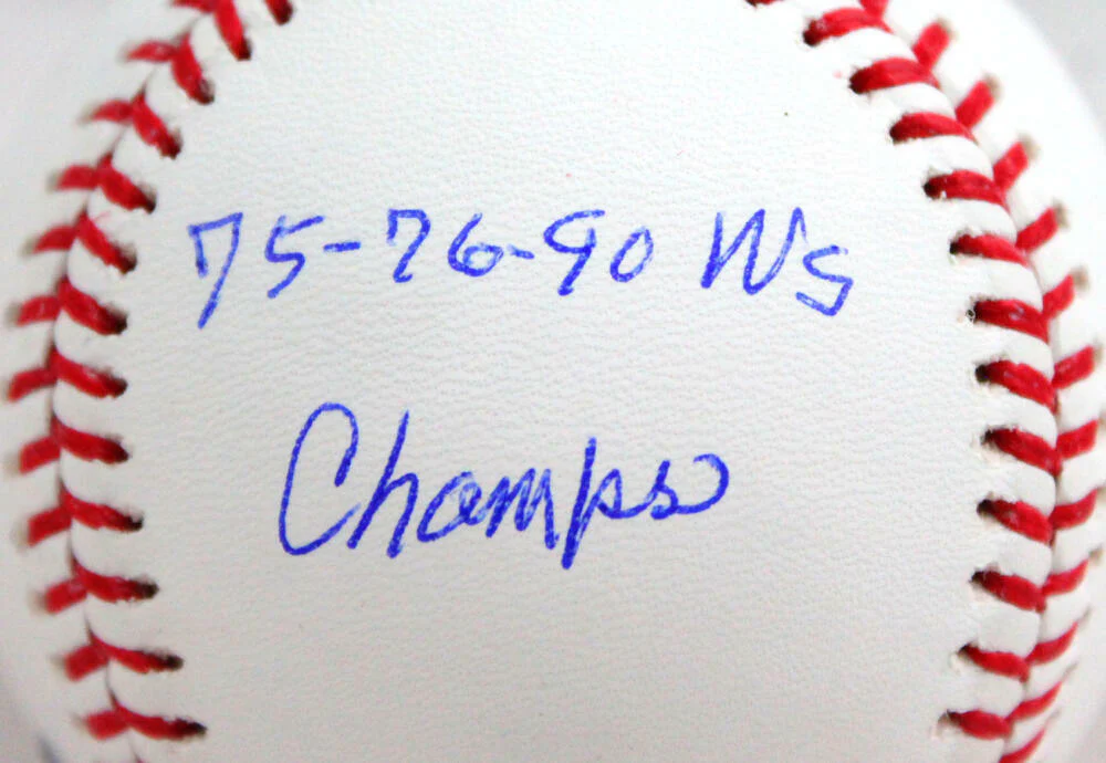 Tony Perez Autographed Rawlings OML Baseball w/3 Insc.-Beckett W Hologram - Image 4