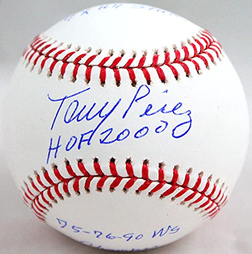 Tony Perez Autographed Rawlings OML Baseball w/3 Insc.-Beckett W Hologram - Image 6