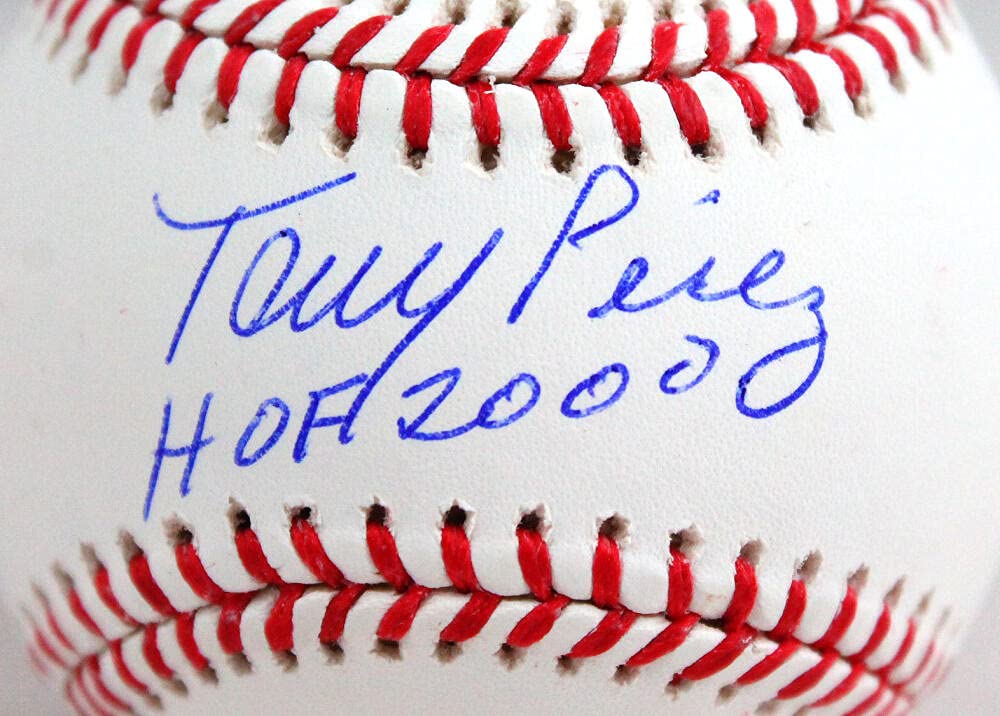 Tony Perez Autographed Rawlings OML Baseball w/3 Insc.-Beckett W Hologram - Image 7