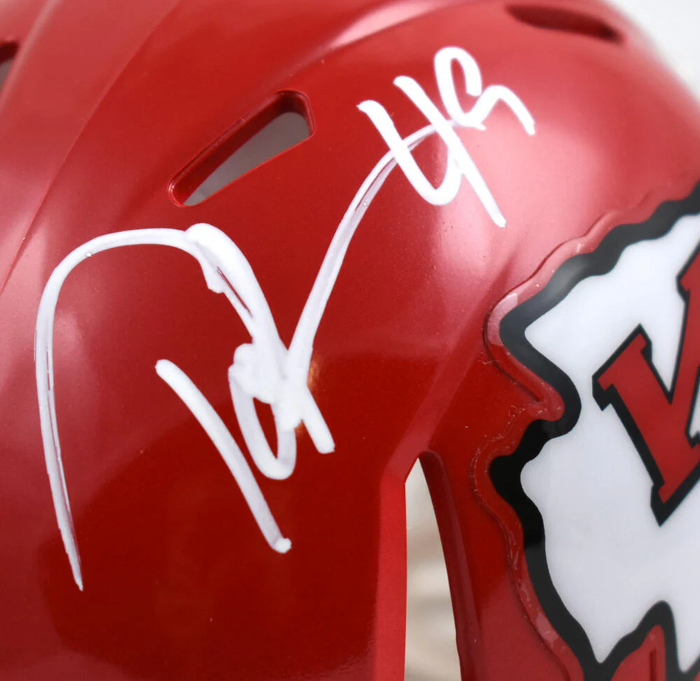 Tony Richardson Autographed Kansas City Chiefs Speed Mini Helmet-Beckett W Holo - Image 2