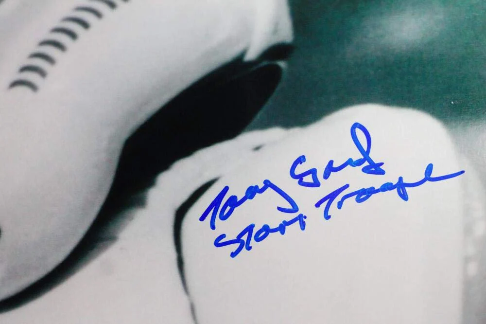 Tony Smart Autographed Firing Gun 16x20 Photo w/ Stormtrooper - JSA Auth *Blue - Image 5