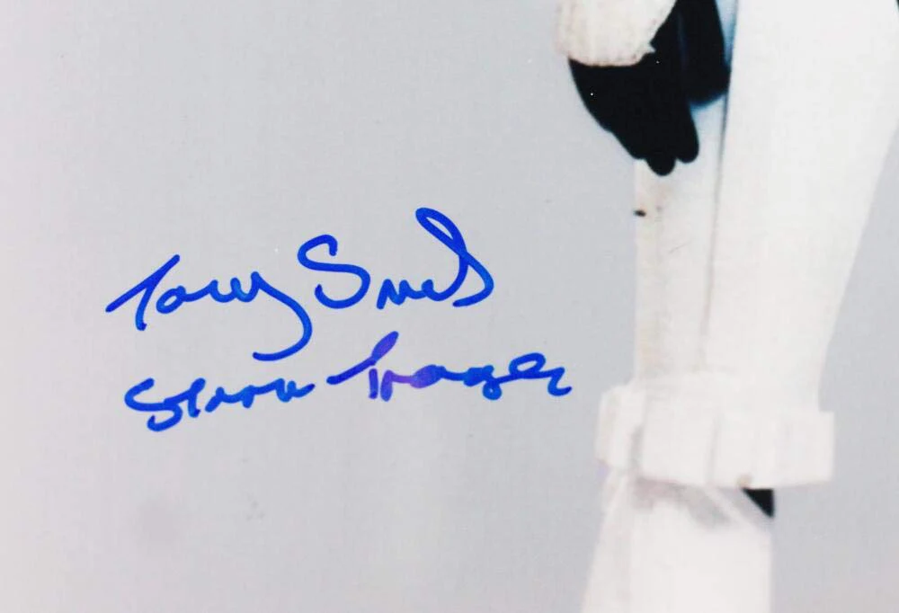 Tony Smart Autographed Full Body 16x20 Photo w/ Stormtrooper - JSA Auth *Blue - Image 5