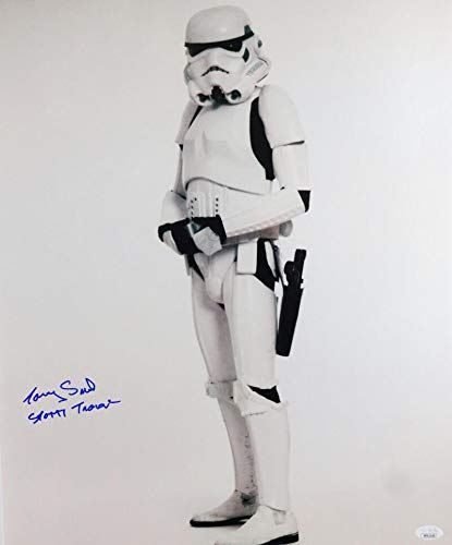 Tony Smart Signed Sideways Full Body 16x20 Photo w/Stormtrooper - JSA Auth *Blue - Image 3