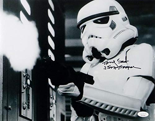 Tony Smart Autographed 11x14 Firing Gun Photo w/ Stormtrooper - JSA Auth *Black - Image 3