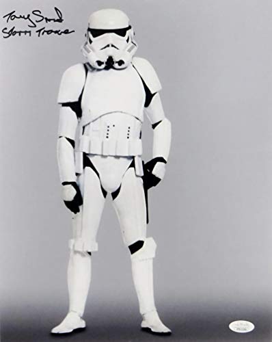 Tony Smart Autographed Full Body 11x14 Photo w/ Stormtrooper - JSA Auth *Black - Image 3