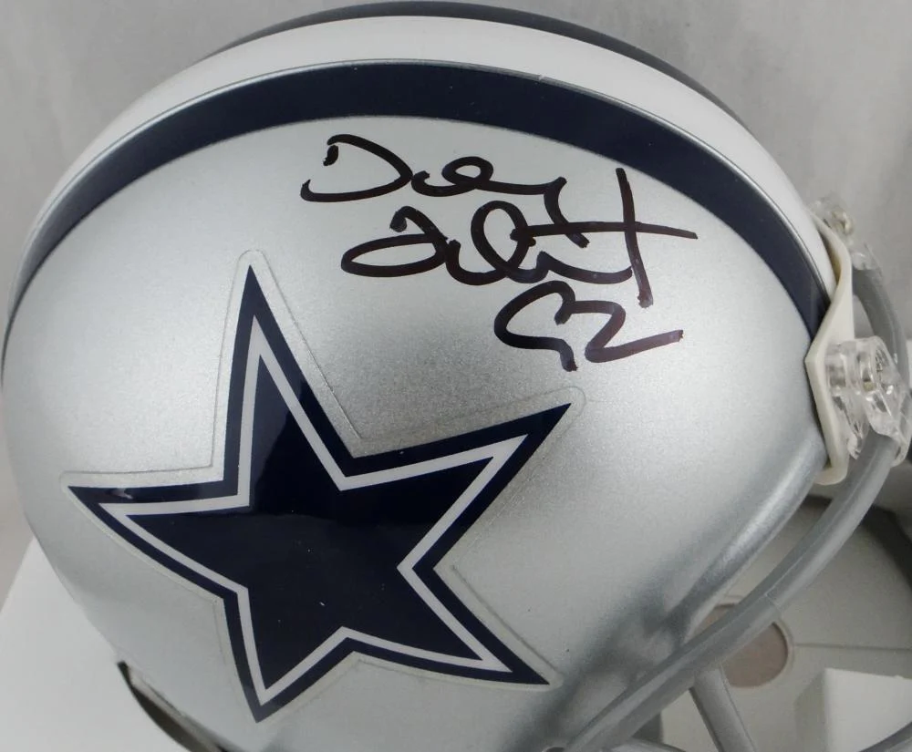 Tony Tolbert Signed Dallas Cowboys Mini Helmet -Jersey Source Auth - Image 2
