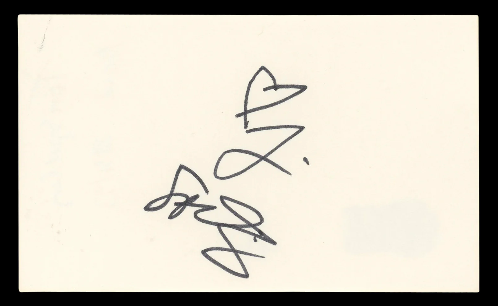Tori Spelling Beverly Hills, 90210 Authentic Signed 3x5 Index Card BAS #BL98454 - Image 2