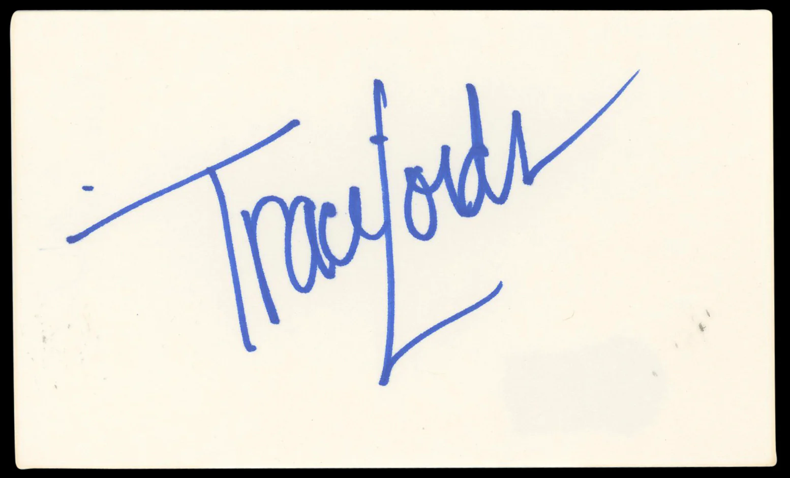 Traci Lords Cry-Baby Authentic Signed 3x5 Index Card Autographed BAS #BN89392 - Image 2