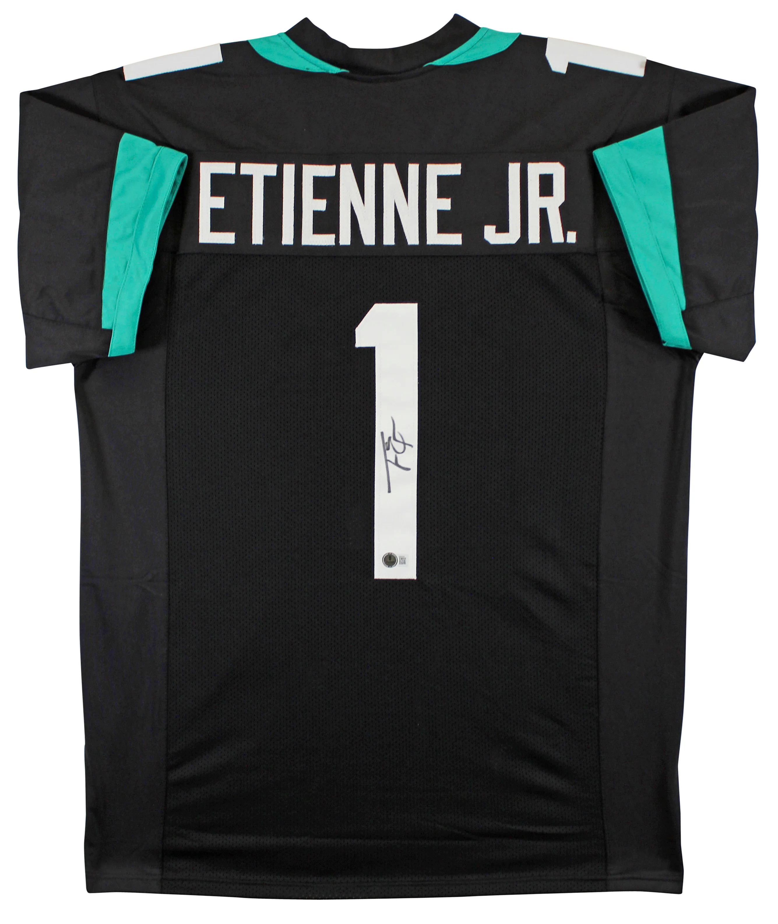 Travis Etienne Authentic Signed Black Pro Style Jersey Autographed BAS