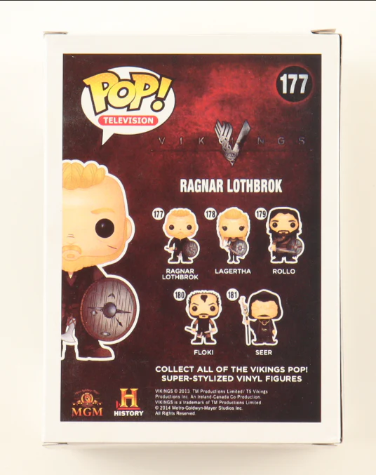 Travis Fimmel Signed "Vikings" #177 Ragnar Lothbrok Funko Pop! Figure - ACOA - Image 3