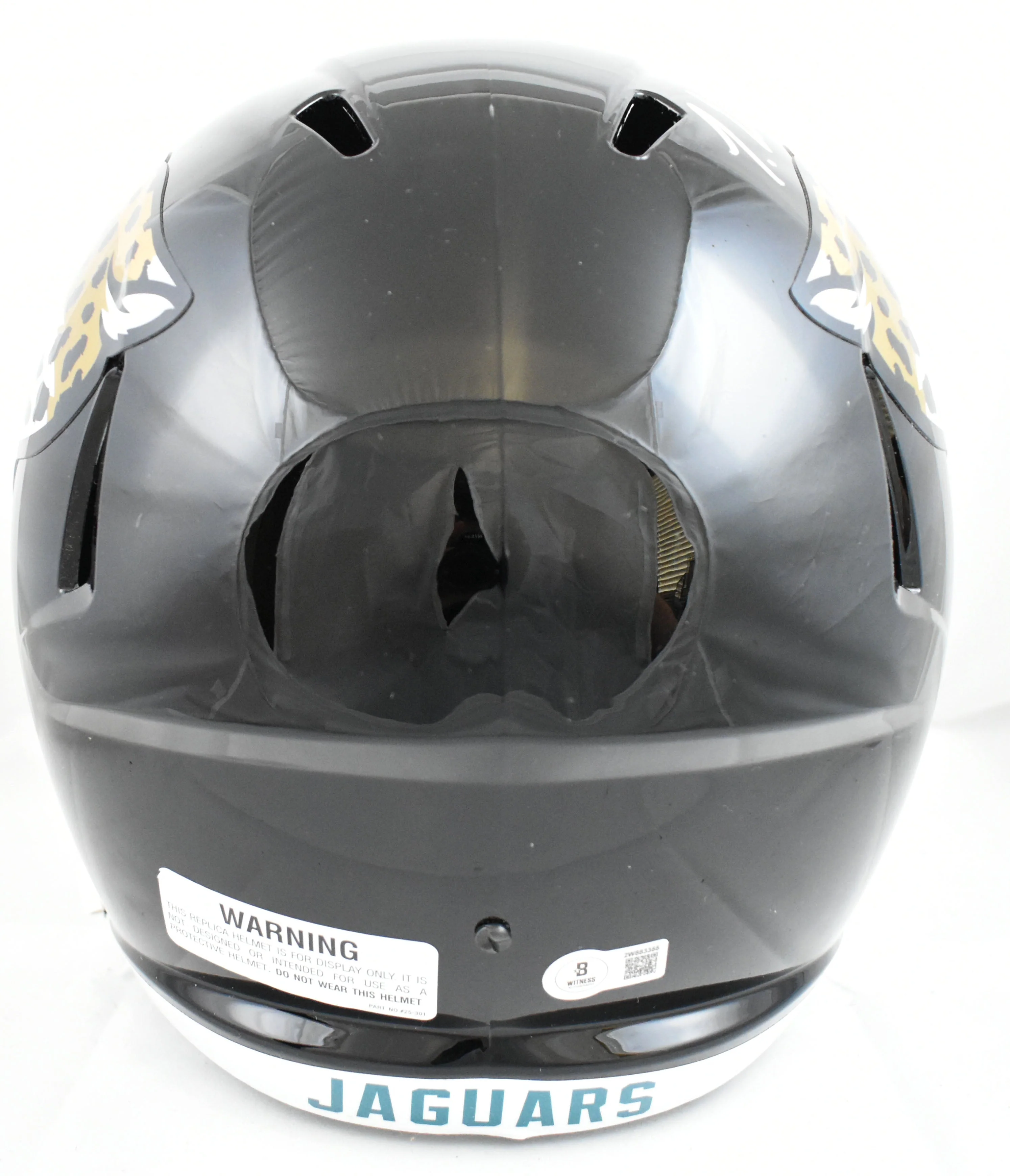 Travis Hunter Autographed Jacksonville Jaguars F/S Speed Helmet - Beckett W Holo - Image 4