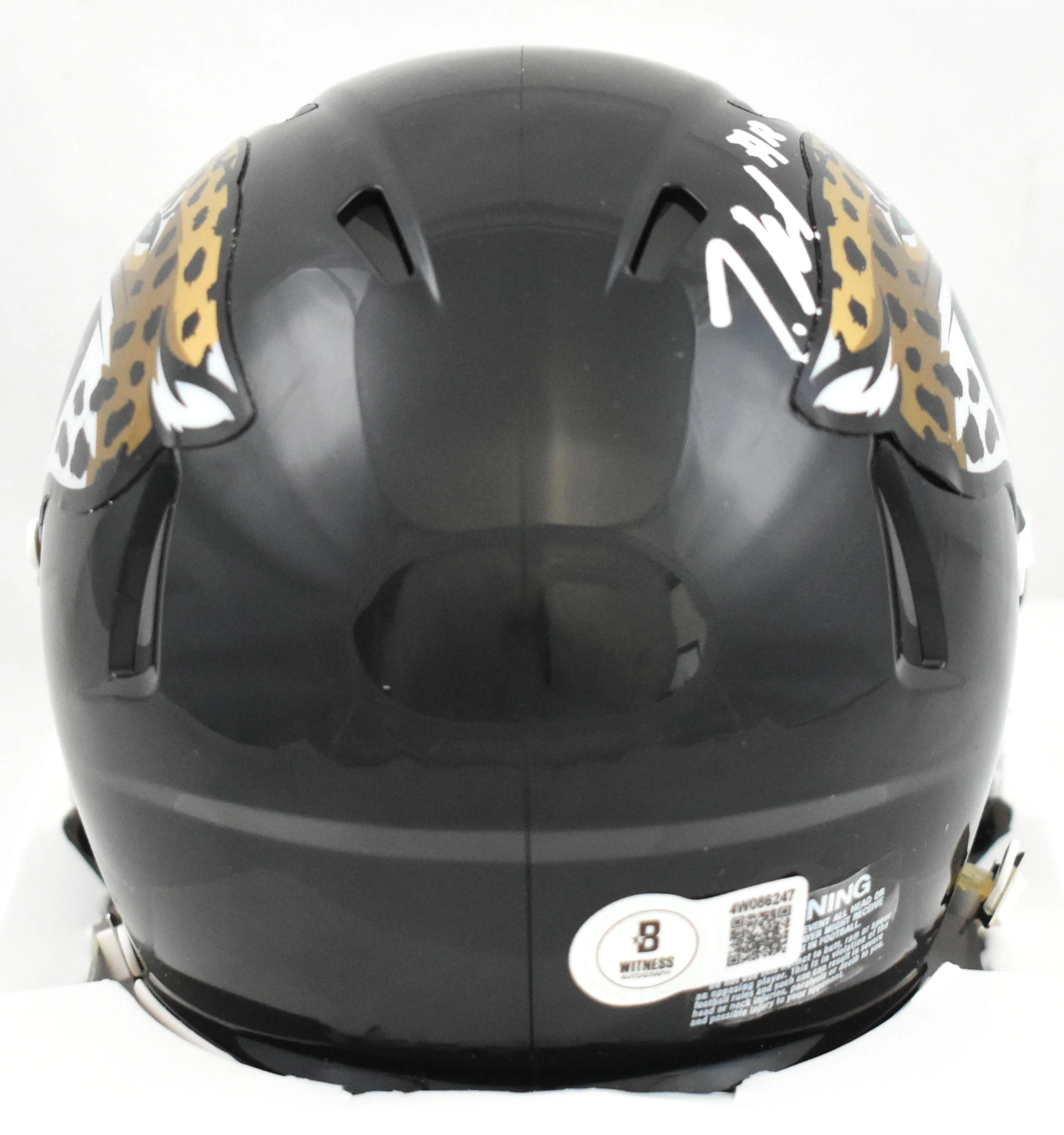 Travis Hunter Signed Jacksonville Jaguars Speed Mini Helmet # - Beckett W Holo - Image 3