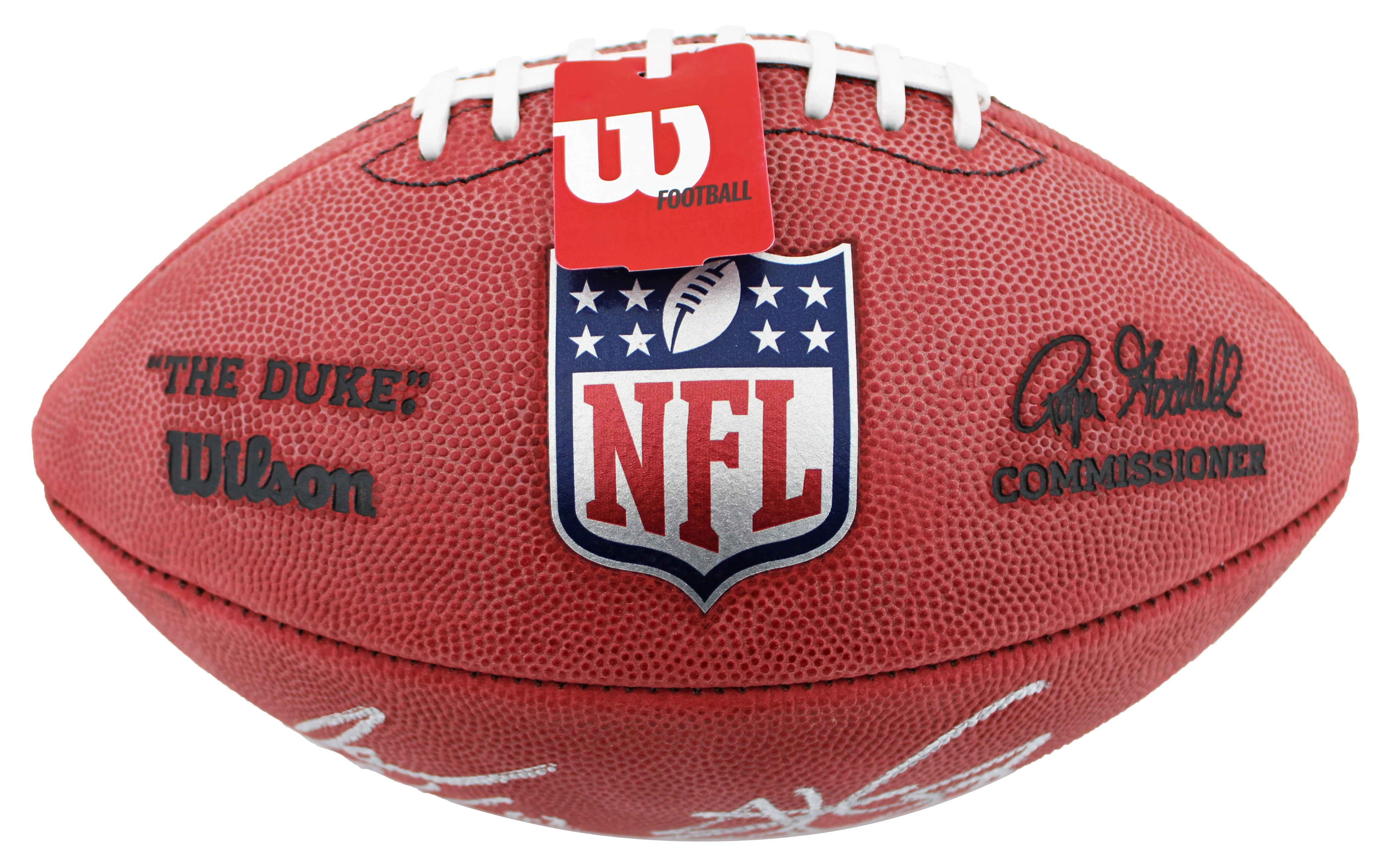 Travis Kelce & Jason Kelce "Kelce Bowl" Signed Official "Duke" Nfl Football BAS - Image 2