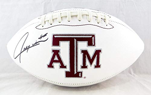 Trayveon Williams Autographed Texas A&M Aggies Logo Football- JSA Witnessed Auth - Image 4
