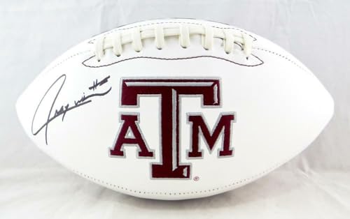 Trayveon Williams Autographed Texas A&M Aggies Logo Football- JSA Witnessed Auth - Image 8