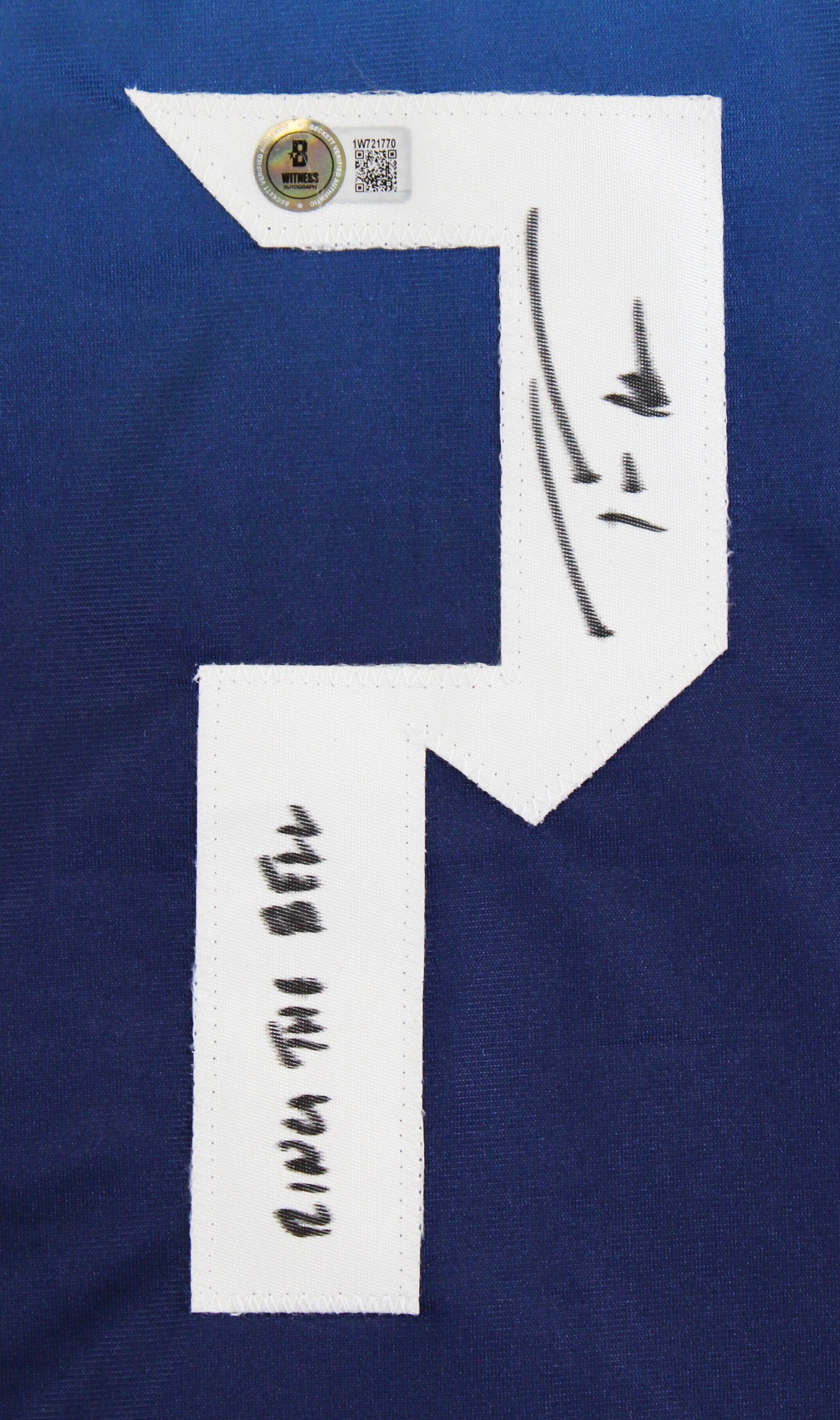 Trea Turner "Ring the Bell" Signed Light Blue Pro Style Jersey BAS Witnessed - Image 3