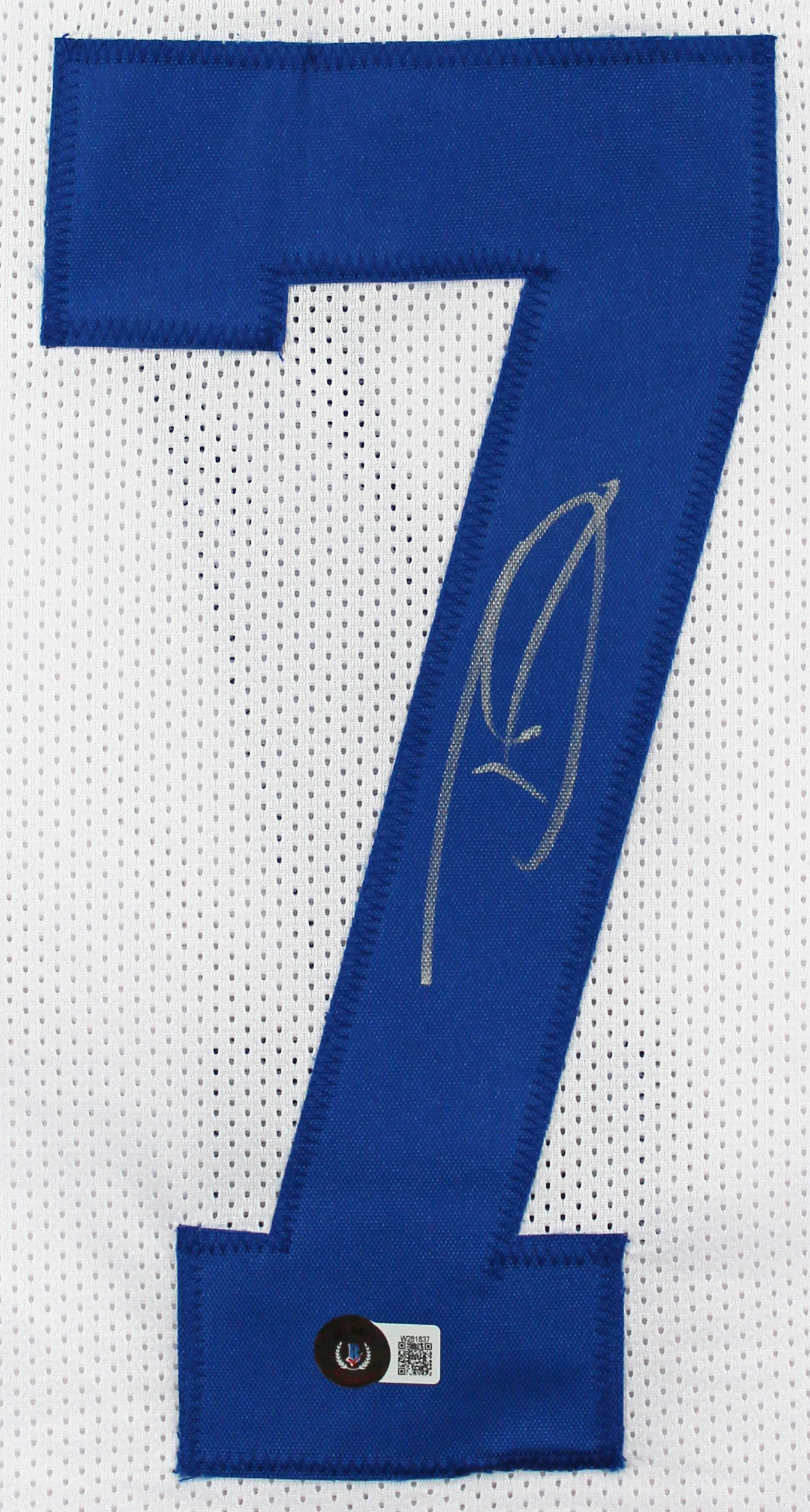 Trevon Diggs Authentic Signed White Pro Style Jersey Autographed BAS - Image 3