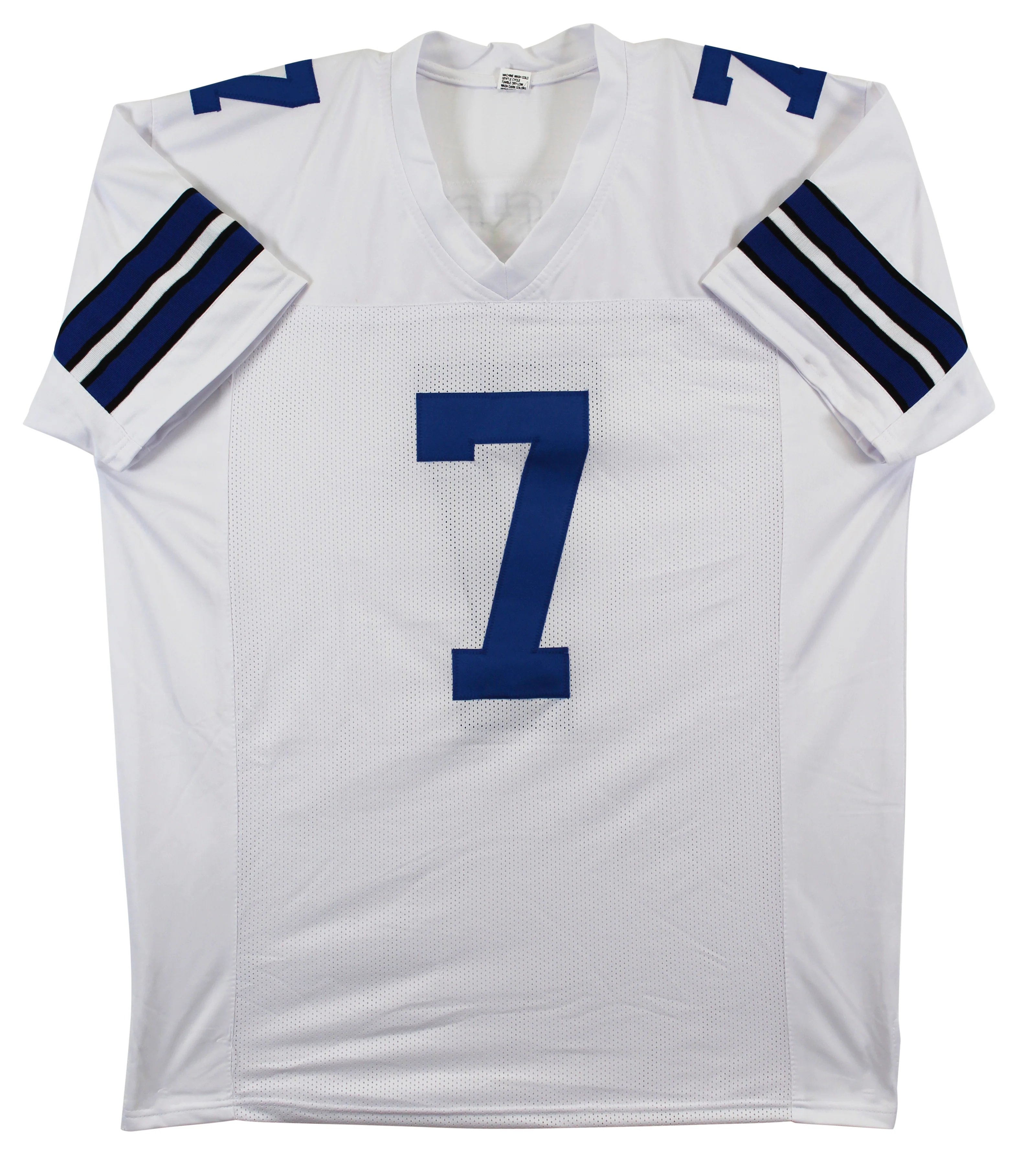 Trevon Diggs Authentic Signed White Pro Style Jersey Autographed BAS - Image 4
