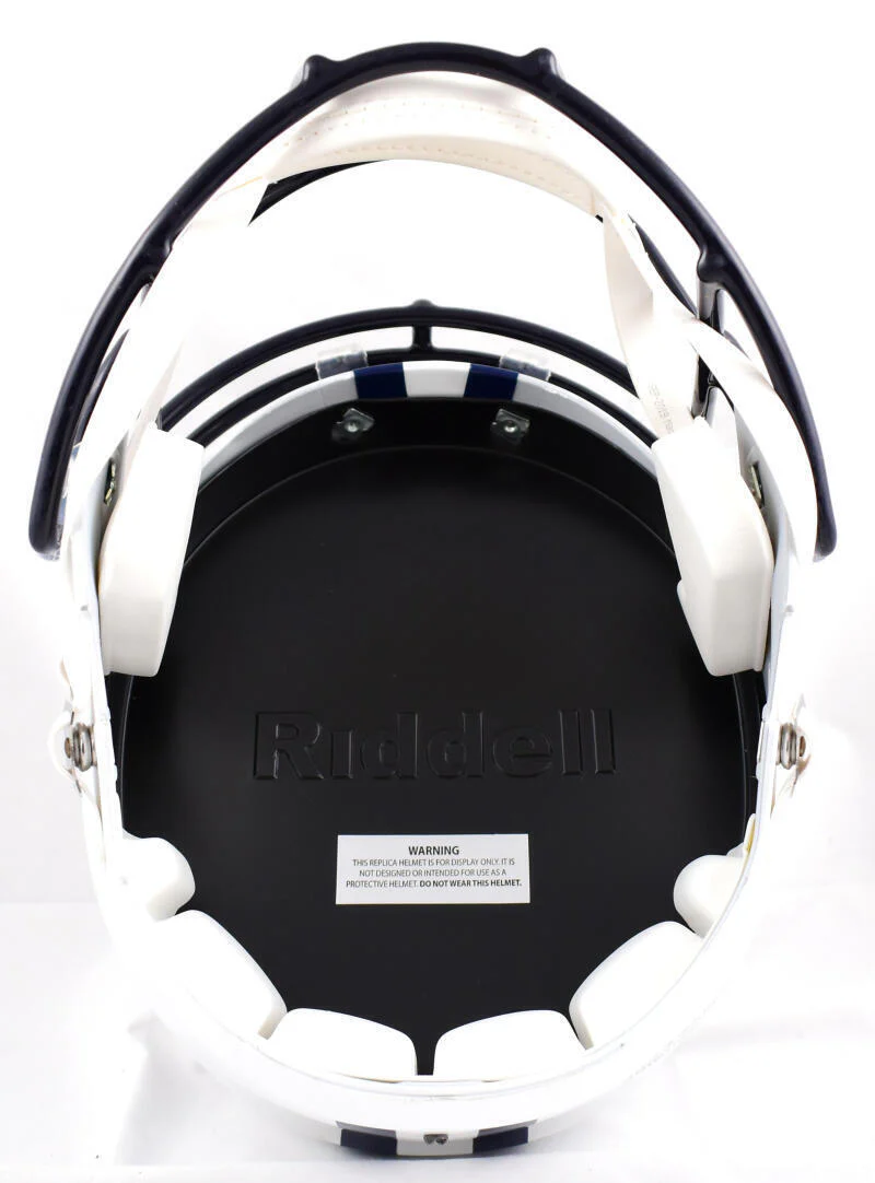 Trevon Diggs Autographed Cowboys F/S Flat White Speed Helmet- Beckett W Hologram - Image 5