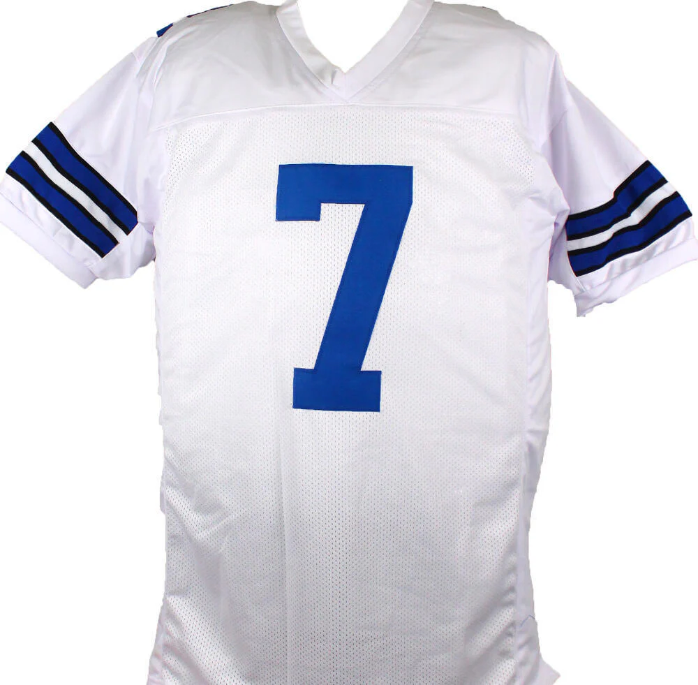 Trevon Diggs Autographed White Pro Style Jersey-JSA W *Silver - Image 3