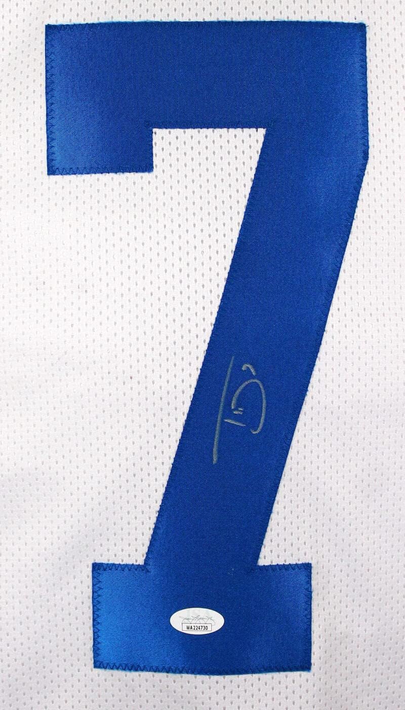 Trevon Diggs Autographed White Pro Style Jersey-JSA W *Silver - Image 6