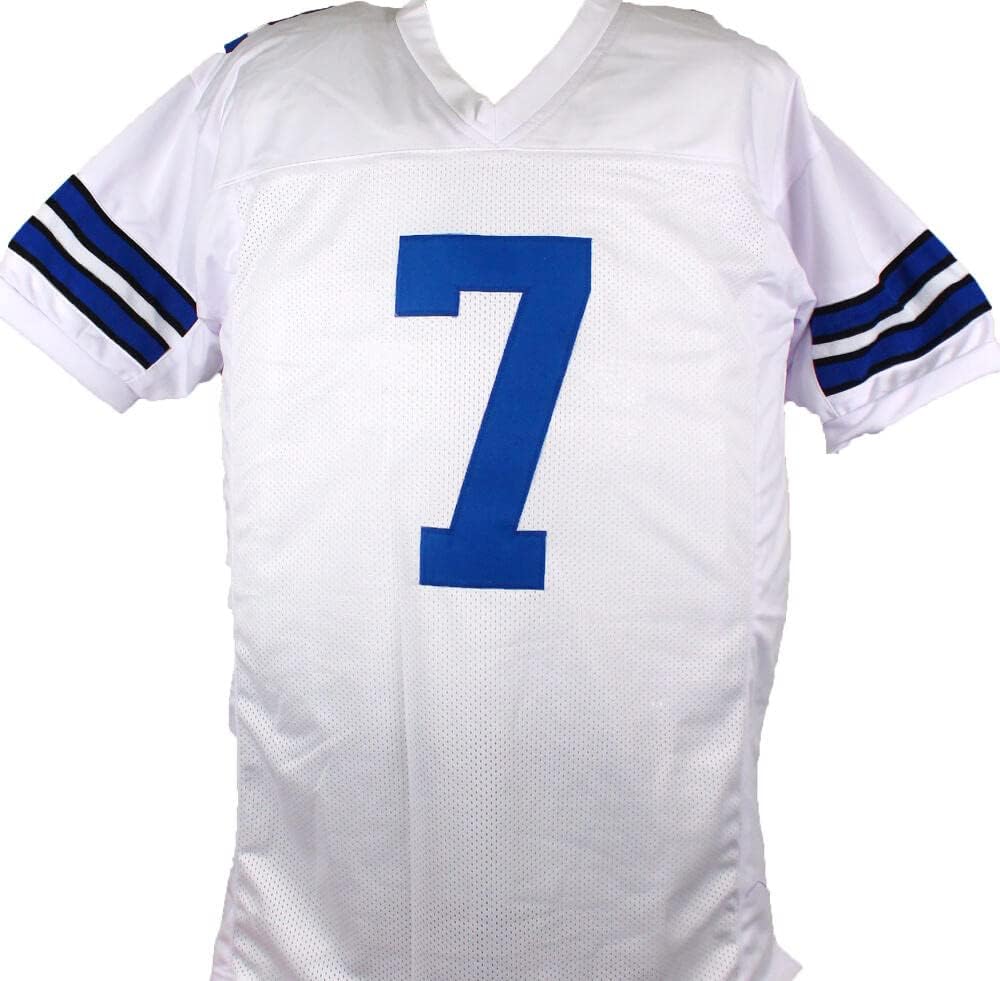 Trevon Diggs Autographed White Pro Style Jersey-JSA W *Silver - Image 7