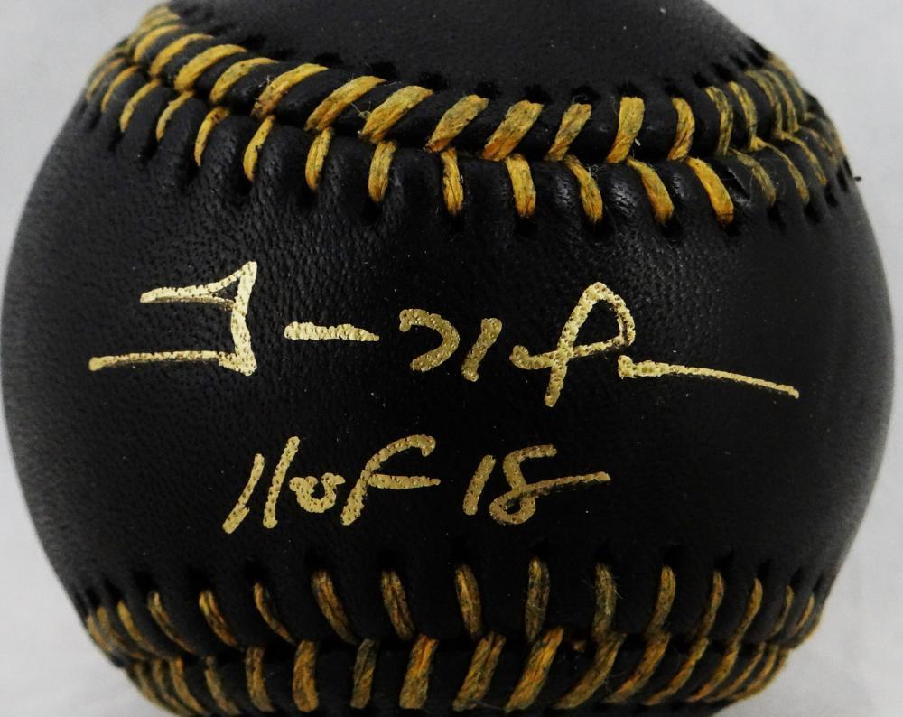 Trevor Hoffman Autographed Black Rawlings OML Baseball w/ HOF- JSA W Auth - Image 2