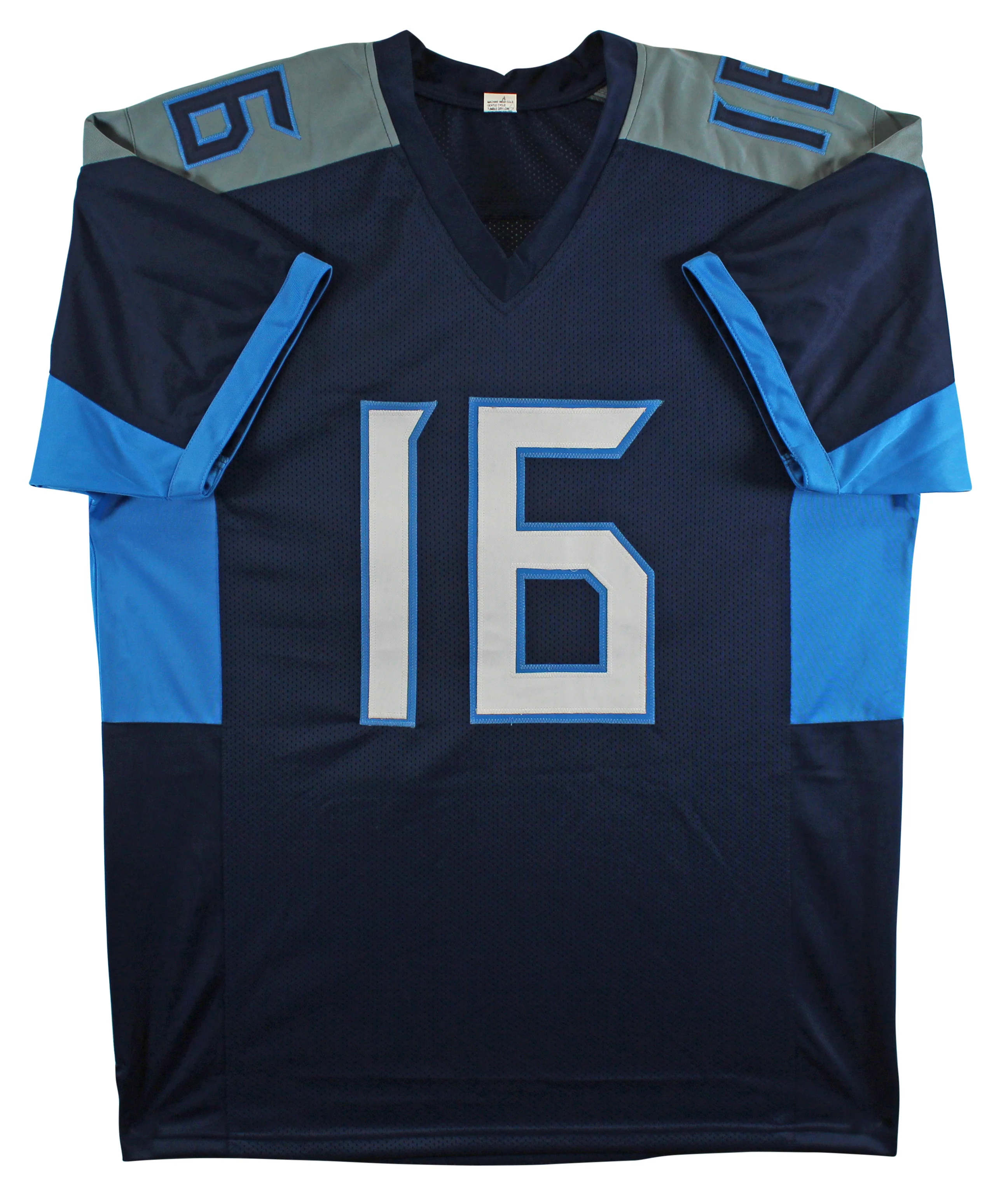 Treylon Burks Authentic Signed Navy Blue Pro Style Jersey BAS Witnessed - Image 4